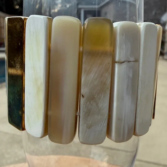 Anthropologie Buffalo Horn Stretch Bracelet!!🔥🔥🔥 - Picture 7 of 15